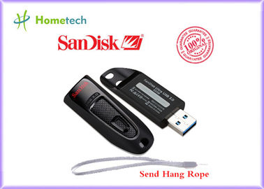 100% Original SanDisk CZ48 USB 3.0 Flash Drive 64gb With Password Protection , Black Color