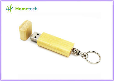 Gantungan Kunci Kayu USB Flash Drive 64GB 32GB Pen Drive Flashdisk Khusus Logo / usb memory stick
