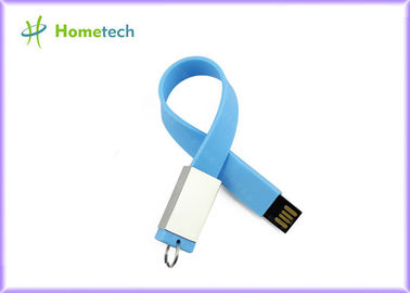Gelang silikon tahan air USB Flash Drive 2.0 Memory Stick 4GB 32GB Logo kustom