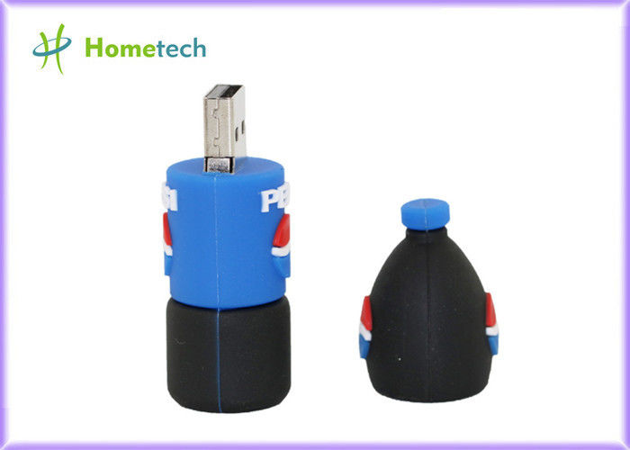 Botol Pepsi PVC Disesuaikan USB Flash Drive / hadiah Personalisasi Usb Memory Stick