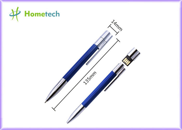 Metal Ball Point USB Flash Pen Drive 2.0 4GB 8GB 16GB 32GB Flash Memory Stick Pendrives