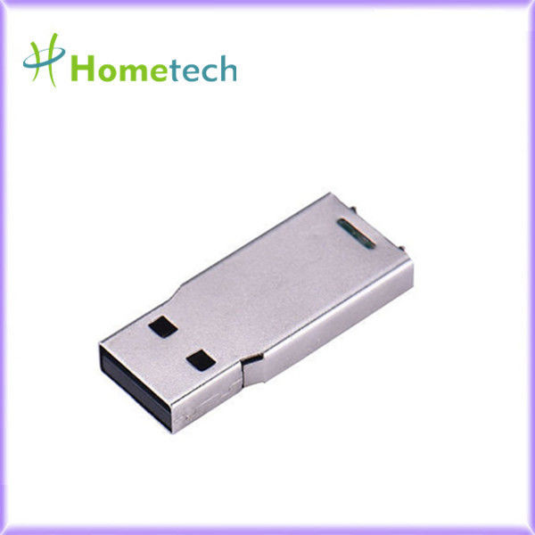 4GB-32GB Secure Usb Flash Drive Bahan Logam U Disk Semi-jari Versi Selesai