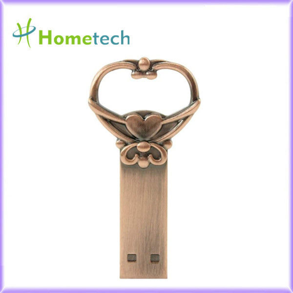 Metal Love Knot Key Shape 16GB USB 2.0 bentuk kunci logam usb flash drive usb flash key flash-key
