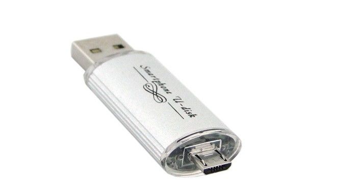 USB Flash Drive USB Eksternal Ponsel, Pembaca Kartu Micro SD 32GB