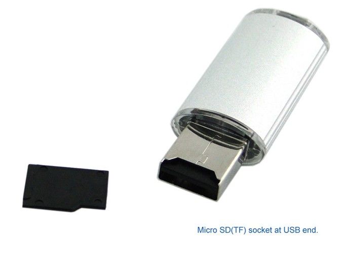 USB Flash Drive USB Eksternal Ponsel, Pembaca Kartu Micro SD 32GB