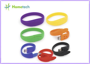 Silicon Coloful Wirstband Pendrive Usb Wristband Custom Customized Logo Print