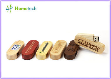 Beli Swivel USB 3.0 Flash Drive , small wooden usb drive logo FOR Gift pembuatan online