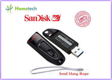 Beli 100% Original SanDisk CZ48 USB 3.0 Flash Drive 64gb With Password Protection , Black Color pembuatan online