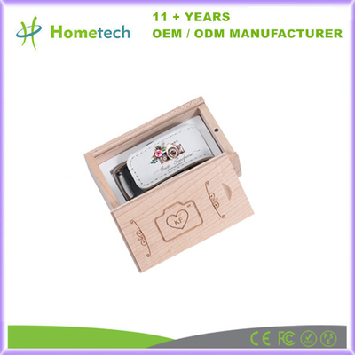 Beli Fotografi Kustom Hadiah Pernikahan Kulit USB Flash Disk 8GB 16GB 32GB 128GB Flashdisk pembuatan online