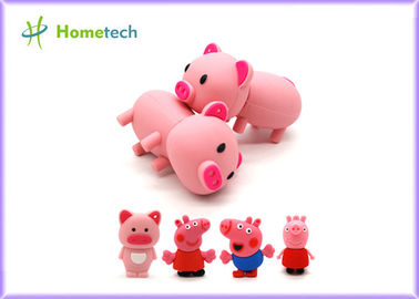 Beli Selamat Keluarga Besar Babi Merah Muda Disesuaikan Usb Flash Drive, Personalized Usb Key Disesuaikan PVC berbentuk USB flash drive 4gb 8g pembuatan online