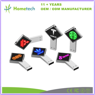 Beli Menyalakan Logo Anda Hadiah Promosi Sempurna Metal USB Flash Drive dengan USB 2.0/3.0 Interface pembuatan online