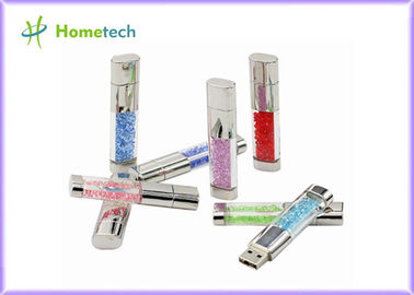 Beli Mode USB 2.0 Flash Pen Drive, Crystal Heart USB Flash Drive Diamond Memory Stick pembuatan online