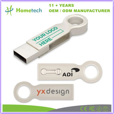 Beli Portable Waterproof USB C Flash Drive untuk Perlindungan Data Elegant Perak atau Disesuaikan pembuatan online