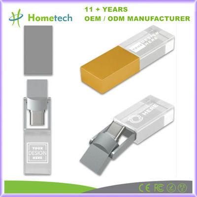 Beli Kecepatan OTG USB C Flash Drive Untuk Windows Mac Android Logam 0-60 derajat Celcius pembuatan online