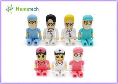 Beli Mini hadiah Karakter USB Drives 64gb pendrive dokter perawat kartun pembuatan online