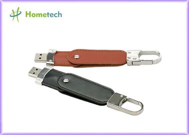 Beli Jalankan Otomatis Kulit USB Flash Disk Keyring Logam Flashdisk Creativo USB 2.0 / USB 3.0 pembuatan online