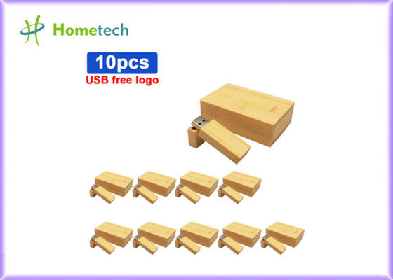 Beli Flash Drive USB Bambu Kayu Daur Ulang 16GB 3.0 Ramah Lingkungan Dengan Kotak Kayu pembuatan online