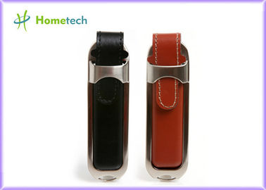 Beli Personalized Leather USB Flash Drive with Customized Silk-screen Logo pembuatan online