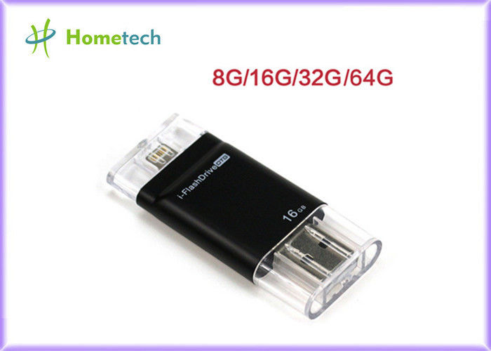 8GB 16GB 32GB 64GB Ponsel hitam yang nyaman, USB Flash Drive, OTG putih penyimpanan eksternal, micro USB memory stick