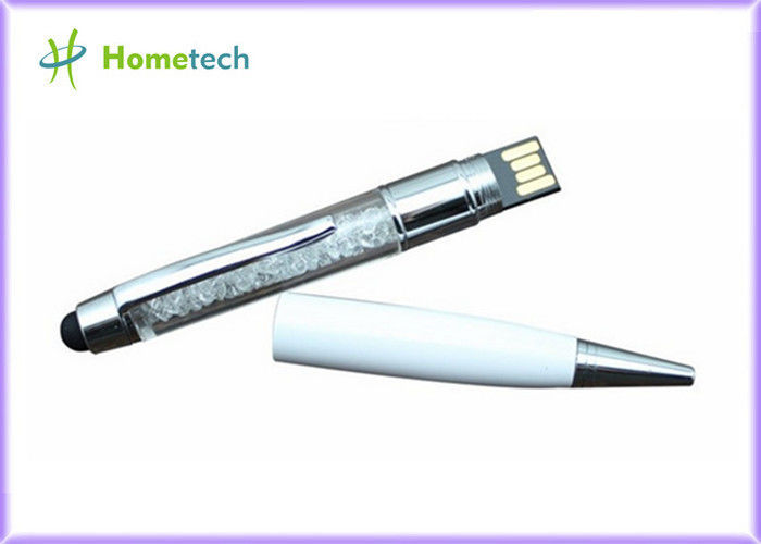 Flash Drive USB Kristal Berkecepatan Tinggi, Bentuk Pena USB Flash Drive 2gb / 8gb / 16gb / 32gb