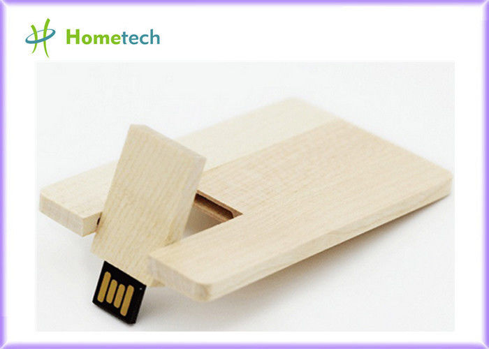 Wood Pen Drive 8GB Credit Card USB Storage Device Usb Memory Stick