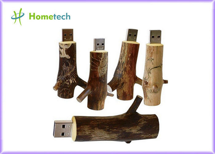 Novetly 2.0 tree branch Wooden USB Flash Drive promotional 4GB 8GB 16GB 32GB