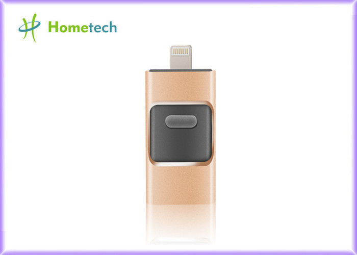 Mobile Phone USB Flash Drive For IOS / Android , I- Easy Drive With Aluminum Alloy Material