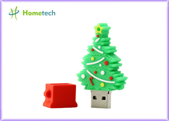 Hadiah Natal Asli yang Disesuaikan USB Flash Drive Kecepatan Tinggi 64GB