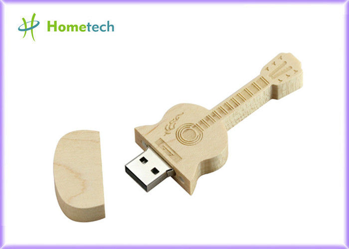 Usb Stick Wooden guitar Box USB Flash 2.0 Memory Stick Pen 32gb / 64gb