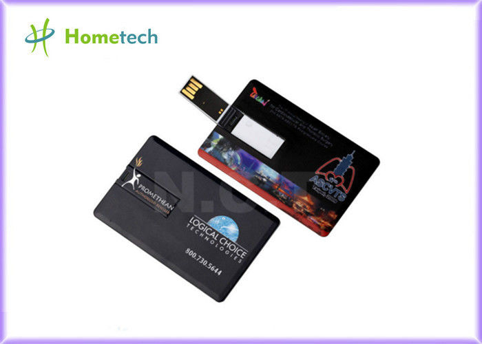 Kartu Kredit Promosi Perangkat Penyimpanan USB Kartu Kredit Ultra Tipis Berbentuk Logo Disesuaikan