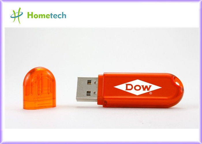 Drive Memori Flash USB Lipat Pena Biru, Plastik USB Flash Drive dengan Gantungan Kunci Untuk Hadiah