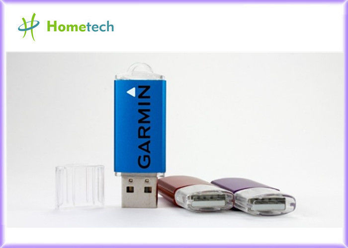 2020 Disesuaikan biru USB Rectangle USB Hadiah Memori USB Plastik dengan pencetakan logo untuk hadiah promosi