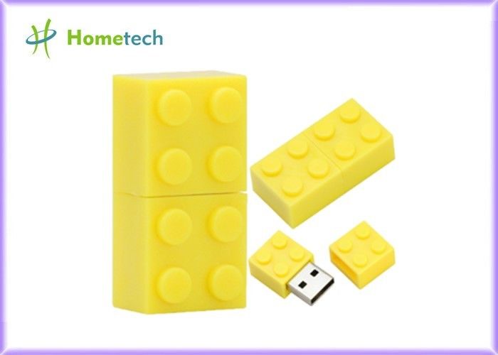 Mainan Bata Kustom Usb Flash Drive 16GB 32GB Plastik Blok Bangunan Hadiah
