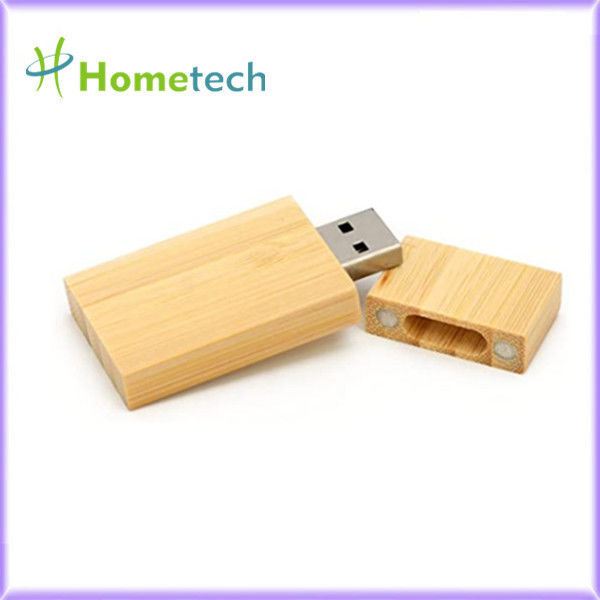 USB 2.0 32GB 64GB Bambu Kayu Flash Drive Memory Stick untuk Hadiah Pernikahan Pen Drive Photography U Disk