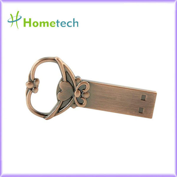 Metal Love Knot Key Shape 16GB USB 2.0 bentuk kunci logam usb flash drive usb flash key flash-key