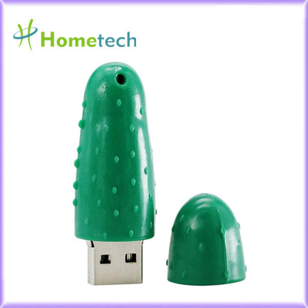 Mentimun Bentuk USB 2.0 Memori Flash Drive 8GB Warna hijau