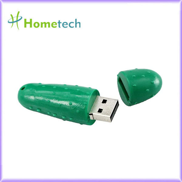 Mentimun Bentuk USB 2.0 Memori Flash Drive 8GB Warna hijau