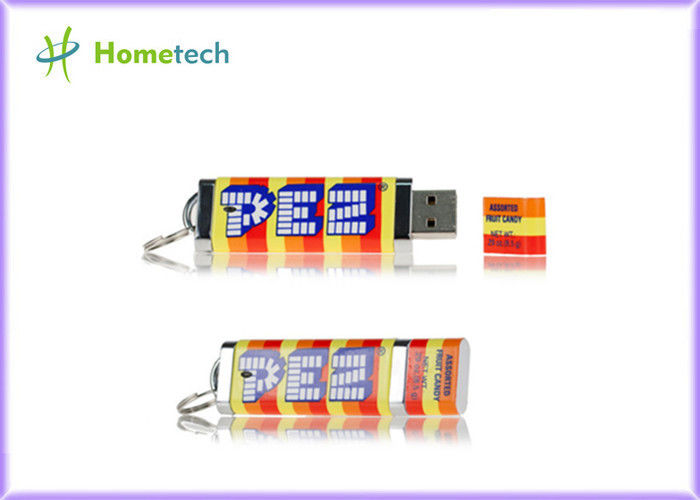 USB 2.0 Colorful Memory Drive Plastik Berwarna Dengan Pencetakan Logo 16GB / 32GB memory stick USB lebih murah