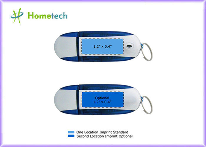 Durable Dark Blue Plastic USB Flash Drive , USB Flash Memory Stick