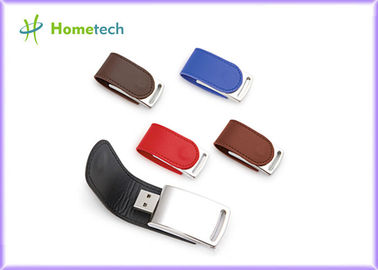 Bulk Promotional Leather USB Flash Disk Drive 4GB 8GB 62mm*27*12mm