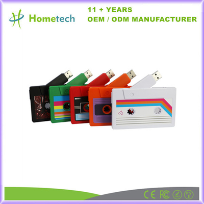 Kassette Tape Memory USB Flash Drive 4GB 8GB 16GB 32GB 64GB 128GB Dengan Logo Khusus