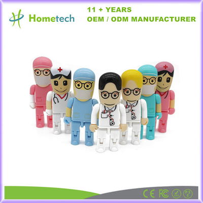 Doctor Shape Plastik USB Flash Drive Memori Stick 8GB 16GB 32GB 3D USB 3.0 Flash Drive