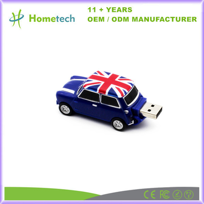 Gantungan Kunci Mobil Logam Baja Tahan Karat USB 2.0 Stik Memori Pen Drive 8GB 16GB 32GB 64GB
