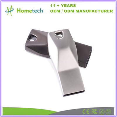 Metal Mini USB Flash Drive 128GB 64GB 32GB 16GB USB Stick Pendrive Logo yang disesuaikan