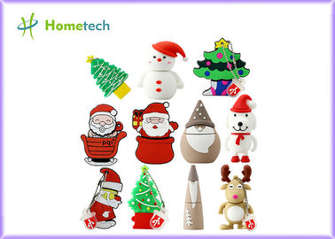 Hadiah Natal Asli yang Disesuaikan USB Flash Drive Kecepatan Tinggi 64GB