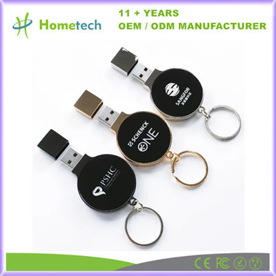 8GB/16GB/32GB/64GB/128GB Metal USB 2.0/3.0 Laser Engrave Logo Ideal untuk promosi
