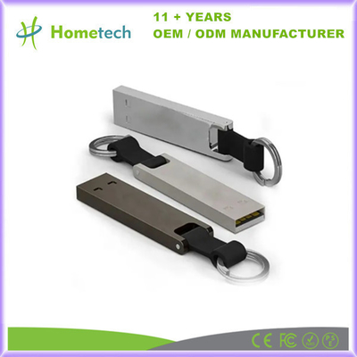 Compact And Portable Metal USB Flash Drives Untuk Transfer Data Perak / Hitam / Emas
