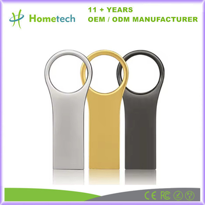 Industri Grade Metal Thumb Drive Waterproof A Grade Chip 128MB-256GB Kapasitas