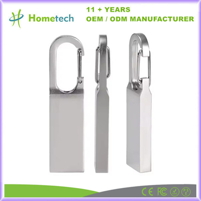 Waterproof Metal Mini USB Flash Drive dengan Climbing Bucket Slim Style