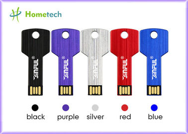 Aluminium alloy Key Usb Memory Stick, Silver Memory Memory yang tahan lama